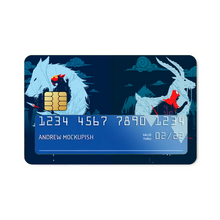 Load image into Gallery viewer, Mononoke Hime and Ashitaka Credit Card Skins (4-in-1 Pack)