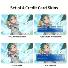 Load image into Gallery viewer, Mushoku Tensei: Jobless Reincarnation Credit Card Skins (4-in-1 Pack)
