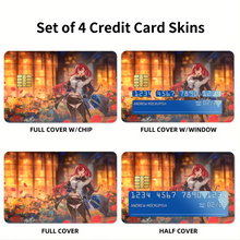 Load image into Gallery viewer, Mushoku Tensei: Jobless Reincarnation Eris Boreas Greyrat Credit Card Skins (4-in-1 Pack)