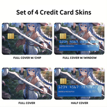 Load image into Gallery viewer, Mushoku Tensei: Jobless Reincarnation Roxy Migurdia Credit Card Skins (4-in-1 Pack)