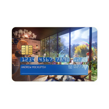 Load image into Gallery viewer, Mushoku Tensei: Jobless Reincarnation Roxy Migurdia, Rudeus Greyrat, Eris Boreas Greyrat, Sylphiette, Orsted Credit Card Skins (4-in-1 Pack)