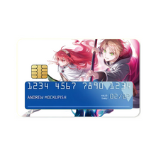 Load image into Gallery viewer, Mushoku Tensei: Jobless Reincarnation Rudeus Greyrat, Eris Boreas Greyrat Credit Card Skins (4-in-1 Pack)