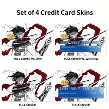 Load image into Gallery viewer, My Hero Academia Credit Card Skins (4-in-1 Pack)
