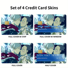 Load image into Gallery viewer, My Hero Academia Credit Card Skins (4-in-1 Pack)
