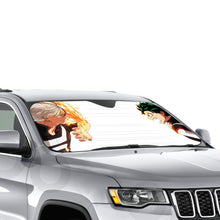 Load image into Gallery viewer, My Hero Academia Izuku Midoriya Car Sunshade