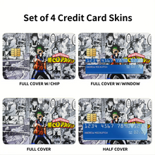 Load image into Gallery viewer, My Hero Academia Izuku Midoriya Credit Card Skins (4-in-1 Pack)