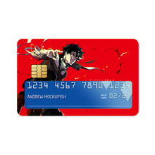 Load image into Gallery viewer, My Hero Academia Izuku Midoriya Credit Card Skins (4-in-1 Pack)