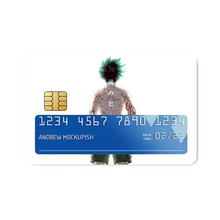 Load image into Gallery viewer, My Hero Academia Izuku Midoriya Credit Card Skins (4-in-1 Pack)