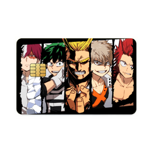 Load image into Gallery viewer, My Hero Academia Izuku Midoriya, Katsuki Bakugou, All Might Credit Card Skins (4-in-1 Pack)