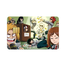 Load image into Gallery viewer, My Hero Academia Izuku Midoriya, Katsuki Bakugou, All Might, Tenya Iida, Shouta Aizawa Credit Card Skins (4-in-1 Pack)