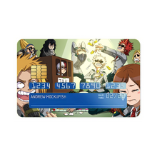 Load image into Gallery viewer, My Hero Academia Izuku Midoriya, Katsuki Bakugou, All Might, Tenya Iida, Shouta Aizawa Credit Card Skins (4-in-1 Pack)