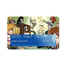 Load image into Gallery viewer, My Hero Academia Izuku Midoriya, Katsuki Bakugou, All Might, Tenya Iida, Shouta Aizawa Credit Card Skins (4-in-1 Pack)