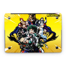 Load image into Gallery viewer, My Hero Academia Izuku Midoriya, Katsuki Bakugou, Tenya Iida, Shouta Aizawa, Tsuyu Asui  Macbook Skin