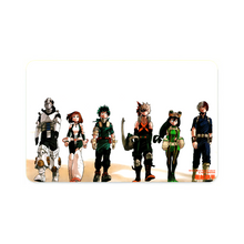 Load image into Gallery viewer, My Hero Academia Izuku Midoriya, Katsuki Bakugou, Tenya Iida, Tsuyu Asui Credit Card Skins (4-in-1 Pack)