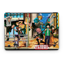 Load image into Gallery viewer, My Hero Academia Izuku Midoriya, Katsuki Bakugou, Tsuyu Asui  Macbook Skin