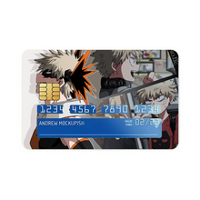 Load image into Gallery viewer, My Hero Academia Katsuki Bakugou Credit Card Skins (4-in-1 Pack)