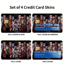 Load image into Gallery viewer, My Hero Academia Tomura Shigaraki Credit Card Skins (4-in-1 Pack)