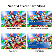 Load image into Gallery viewer, My Hero Academia Tsuyu Asui Credit Card Skins (4-in-1 Pack)