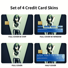 Load image into Gallery viewer, My Hero Academia Tsuyu Asui Credit Card Skins (4-in-1 Pack)