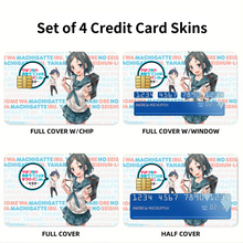 Load image into Gallery viewer, My Teen Romantic Comedy SNAFU Hachiman Hikigaya, Komachi Hikigaya Credit Card Skins (4-in-1 Pack)