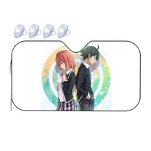 Load image into Gallery viewer, My Teen Romantic Comedy SNAFU Hachiman Hikigaya, Yui Yuigahama Car Sunshade