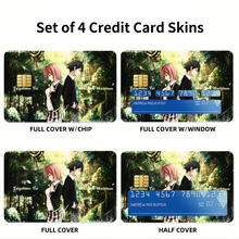 Load image into Gallery viewer, My Teen Romantic Comedy SNAFU Hachiman Hikigaya, Yui Yuigahama Credit Card Skins (4-in-1 Pack)