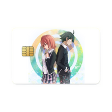 Load image into Gallery viewer, My Teen Romantic Comedy SNAFU Hachiman Hikigaya, Yui Yuigahama Credit Card Skins (4-in-1 Pack)