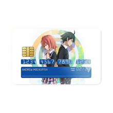 Load image into Gallery viewer, My Teen Romantic Comedy SNAFU Hachiman Hikigaya, Yui Yuigahama Credit Card Skins (4-in-1 Pack)