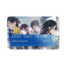 Load image into Gallery viewer, My Teen Romantic Comedy SNAFU Hachiman Hikigaya, Yukino Yukinoshita Credit Card Skins (4-in-1 Pack)