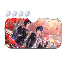 Load image into Gallery viewer, My Teen Romantic Comedy SNAFU Hachiman Hikigaya, Yukino Yukinoshita, Yui Yuigahama Car Sunshade