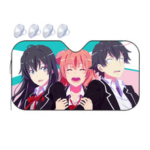 Load image into Gallery viewer, My Teen Romantic Comedy SNAFU Hachiman Hikigaya, Yukino Yukinoshita, Yui Yuigahama  Car Sunshade