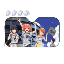 Load image into Gallery viewer, My Teen Romantic Comedy SNAFU Hachiman Hikigaya, Yukino Yukinoshita, Yui Yuigahama Car Sunshade