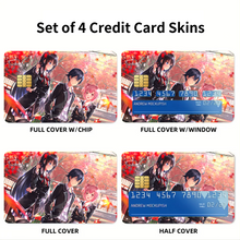 Load image into Gallery viewer, My Teen Romantic Comedy SNAFU Hachiman Hikigaya, Yukino Yukinoshita, Yui Yuigahama Credit Card Skins (4-in-1 Pack)
