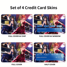 Load image into Gallery viewer, My Teen Romantic Comedy SNAFU Hachiman Hikigaya, Yukino Yukinoshita, Yui Yuigahama Credit Card Skins (4-in-1 Pack)