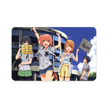 Load image into Gallery viewer, My Teen Romantic Comedy SNAFU Hachiman Hikigaya, Yukino Yukinoshita, Yui Yuigahama Credit Card Skins (4-in-1 Pack)