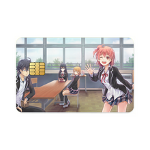 Load image into Gallery viewer, My Teen Romantic Comedy SNAFU Hachiman Hikigaya, Yukino Yukinoshita, Yui Yuigahama Credit Card Skins (4-in-1 Pack)