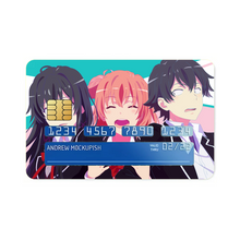 Load image into Gallery viewer, My Teen Romantic Comedy SNAFU Hachiman Hikigaya, Yukino Yukinoshita, Yui Yuigahama Credit Card Skins (4-in-1 Pack)