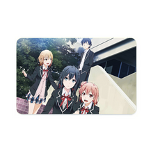 Load image into Gallery viewer, My Teen Romantic Comedy SNAFU Hachiman Hikigaya, Yukino Yukinoshita, Yui Yuigahama Credit Card Skins (4-in-1 Pack)