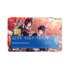 Load image into Gallery viewer, My Teen Romantic Comedy SNAFU Hachiman Hikigaya, Yukino Yukinoshita, Yui Yuigahama Credit Card Skins (4-in-1 Pack)