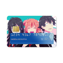 Load image into Gallery viewer, My Teen Romantic Comedy SNAFU Hachiman Hikigaya, Yukino Yukinoshita, Yui Yuigahama Credit Card Skins (4-in-1 Pack)