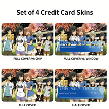 Load image into Gallery viewer, My Teen Romantic Comedy SNAFU Hachiman Hikigaya, Yukino Yukinoshita, Yui Yuigahama, Saika Totsuka, Komachi Hikigaya Credit Card Skins (4-in-1 Pack)