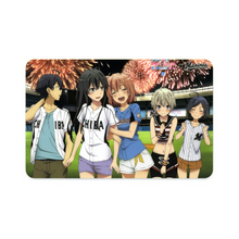 Load image into Gallery viewer, My Teen Romantic Comedy SNAFU Hachiman Hikigaya, Yukino Yukinoshita, Yui Yuigahama, Saika Totsuka, Komachi Hikigaya Credit Card Skins (4-in-1 Pack)