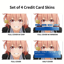 Load image into Gallery viewer, My Teen Romantic Comedy SNAFU Yui Yuigahama Credit Card Skins (4-in-1 Pack)