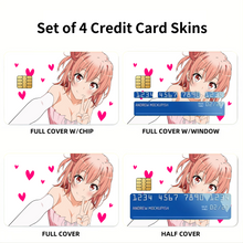 Load image into Gallery viewer, My Teen Romantic Comedy SNAFU Yui Yuigahama Credit Card Skins (4-in-1 Pack)