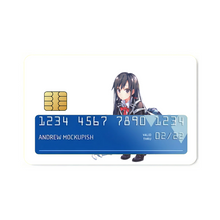 Load image into Gallery viewer, My Teen Romantic Comedy SNAFU Yukino Yukinoshita Credit Card Skins (4-in-1 Pack)