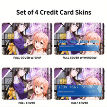 Load image into Gallery viewer, My Teen Romantic Comedy SNAFU Yukino Yukinoshita, Yui Yuigahama Credit Card Skins (4-in-1 Pack)