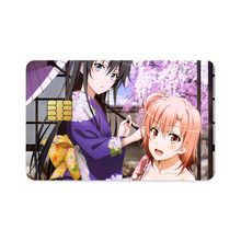 Load image into Gallery viewer, My Teen Romantic Comedy SNAFU Yukino Yukinoshita, Yui Yuigahama Credit Card Skins (4-in-1 Pack)