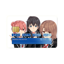 Load image into Gallery viewer, My Teen Romantic Comedy SNAFU Yukino Yukinoshita, Yui Yuigahama Credit Card Skins (4-in-1 Pack)