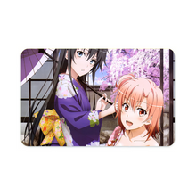 Load image into Gallery viewer, My Teen Romantic Comedy SNAFU Yukino Yukinoshita, Yui Yuigahama Credit Card Skins (4-in-1 Pack)
