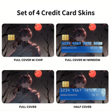 Load image into Gallery viewer, Nacht Black Clover Credit Card Skins (4-in-1 Pack)